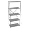 Tennsco Metal Shelving, 18"D x 36"W x 87"H, 5 Shelves, Carbon Steel QOH5-3618AB - alternate 1