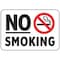 Electromark No Header, No Smoking Pictogram, 4 in W x 4 in H, Vinyl S1479SC4 - alternate 2
