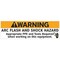 Electromark ARC Flash Warning Label, 1.5in x 5in, PK5 EL2074 - alternate 1