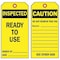 Brady Caution Tag, 7 in Height, 4 in Width, Polyester 86602 - alternate 2