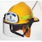 Cairns Fire Helmet, Fiberglass, Ratchet, Blue, Fits Hat Size 6-3/8 to 8-3/8 , Modern 660CFSC - alternate 2