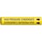 Brady Pipe Marker, High Pressure Condensate, Yel, 4076-A 4076-A - alternate 1