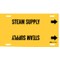 Brady Pipe Marker, Steam Supply, Y, 6 to7-7/8 In 4131-F - alternate 1