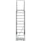 Ballymore 143 in H Steel Rolling Ladder, 11 Steps, 450 lb Load Capacity 113214P - alternate 7