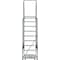 Ballymore 123 in H Steel Rolling Ladder, 9 Steps, 450 lb Load Capacity 093214P - alternate 5