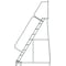 Ballymore 123 in H Steel Rolling Ladder, 9 Steps, 450 lb Load Capacity 093214P - alternate 3