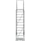 Ballymore 153 in H Steel Rolling Ladder, 12 Steps, 450 lb Load Capacity 123214P - alternate 7