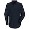 Vf Workwear Men's Long Sleeve Work Shirt, Cotton/Polyester, Button, Yes Pocket(s), Navy, M SP14NV RG M - alternate 1