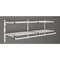 Glaro Coat Rack, 2 Shelves, 60 In W, Satin Alum 502-60SA - alternate 2