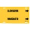 Brady Pipe Marker, Blowdown, Yel, 6 to 7-7/8 In 4014-F - alternate 1