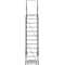Ballymore 153 in H Steel Rolling Ladder, 12 Steps, 450 lb Load Capacity 123214X - alternate 3