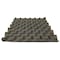 Singer Safety Acoustic Foam, Polyester, 27 in W, 4 1/2 ft L, 3 in Thick, Gray, 4 PK 15016843 - alternate 1