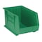 Quantum Storage Systems Hang & Stack Storage Bin, Polypropylene, Green, 10 in H, 11 in W, 18 in L QUS260GN - alternate 1