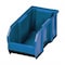 Quantum Storage Systems Shelf Storage Bin, Polypropylene, Blue, 4 in H, 11 1/8 in W, 23 5/8 in L QSB116BL - alternate 5