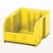 Quantum Storage Systems Hang & Stack Storage Bin, Polypropylene, Yellow, 8 in H, 11 in W, 16 in L QUS255YL - alternate 5