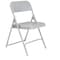 National Public Seating Folding Chair, Plastic, Gray, PK4 802 - alternate 1
