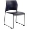 National Public Seating Stacking Chair, Vinyl, 30-3/4in H, Black 8704-10-04 - alternate 1