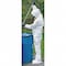 Dupont 0 Coverall. Collar. Elastic Wrists and Ankles. Storm Flap with Adhesive Closure. White. MD SL125TWHMD000600 - alternate 2