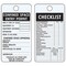 Electromark Notice Tag, Vinyl, 5 3/4 in H x 3 in W, White, Rectangle, 25 PK 5502V0 - alternate 2