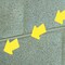 Zoro Select Floor Marking Tape, vinyl, No Legend, Yellow, 4 in W., 0.216 in Thickness, 50 PK 9MFM1 - alternate 1