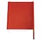 Zoro Select Handheld Warning Flag, Vinyl, 18 in Height, 18" Length, Fluorescent Orange 8AE39 - alternate 1