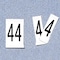 Electromark Number Label, 4, 2 In. H, PK50 34098W4 - alternate 1