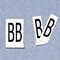 Electromark Letter Label, B, 2 In. H, PK50 34098WB - alternate 1