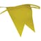 Zoro Select Pennants, Polyethylene, Yellow, 100 ft. PL-2 Y - alternate 1
