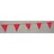 Zoro Select Pennants, Polyethylene, Red, 60 ft. PL-1 R - alternate 1