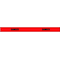 Zoro Select Barricade Tape, Danger, Red, 2 in Wide x 180 ft Length, Vinyl, 4 mil BLACK ON RED TAPE - alternate 2