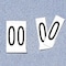 Electromark Number Label, 0, 2 In. H, PK50 34098W0 - alternate 1
