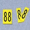 Electromark Label, 8, Yellow, 4 In. H, PK25 34100Y8 - alternate 1