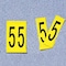 Electromark Label, 5, Yellow, 4 In. H, PK25 34100Y5 - alternate 1