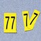 Electromark Label, 7, Yellow, 4 In. H, PK25 34100Y7 - alternate 1
