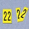 Electromark Label, 2, Yellow, 4 In. H, PK25 34100Y2 - alternate 1