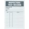 See All Industries Tag, Inspection, Aluminum, 4 1/4 in H x 3 in W, White, Rectangle, 25 PK IL-INSP - alternate 1