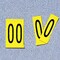 Electromark Label, 0, Yellow, 4 In. H, PK25 34100Y0 - alternate 1