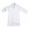 Lab Safety Supply Knee Length Lab Coat, Cotton, 3 Pockets, Buttons 9NRY9 - alternate 1