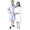 Lab Safety Supply Lab Coat, Polyester/Cotton, 3 Pockets, Snaps 8Y744 - alternate 2