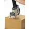 Safety Soft Touch Tape Dispenser, 5 in Tape Core Dia, Pistol, Foam, Plastic, Rubber, Steel, Black, Silver D4140ABF - alternate 4