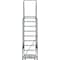 Ballymore 123 in H Steel Rolling Ladder, 9 Steps, 450 lb Load Capacity 093214GSU - alternate 10