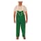 Tingley Flame-Resistant Rain Bib Overall, PVC, 32 in Inseam, 56 in to 58 in Waist, 17 mil Thickness, Green O41008 - alternate 1