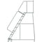 Ballymore 113 in H Steel Rolling Ladder, 8 Steps, 450 lb Load Capacity 083228XSU - alternate 6