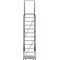 Ballymore 153 in H Steel Rolling Ladder, 12 Steps, 450 lb Load Capacity 123228X - alternate 6
