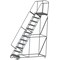 Ballymore 153 in H Steel Rolling Ladder, 12 Steps, 450 lb Load Capacity 123228X - alternate 2