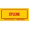 Brady Container Label, Xylene, Polyester, 7 in W, 3 in H 60260 - alternate 1