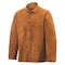 Steiner Welding Jacket, Cowhide, 3 oz, 30 in Length, Snaps Closure, 2 Pockets, Brown, S 9215-S - alternate 1