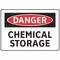 Electromark Danger Sign, 7 in Height, 10 in Width, Vinyl, English S138FF - alternate 1