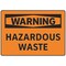 Electromark Warning Sign, 7 in Height, 10 in Width, Aluminum, English S212FA - alternate 2