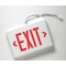 Lightguard Emergency Exit Sign, LED, 120V, Red/Blk ULNURB - alternate 2